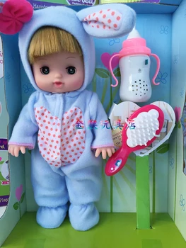 Plný vinyl znovuzrodené dieťa dievča hovorí bábiky 28 cm novorodencov živá bábika blikať oči spev piesne kúpať hračky bábiky dieťa darček
