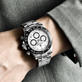 Pagani Dizajn Hodiniek mužov Chronograf Pánske hodinky Top značky luxusné Quartz hodinky pre mužov 100m vodotesné Relogio Masculino 2020 1