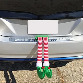 43x20cm Auto Elf Nohu Vianočné Závesné Ozdoby Auto Visí Vianočné Dekorácie Pre Domov Vianoce Firmware Nový Rok 2021