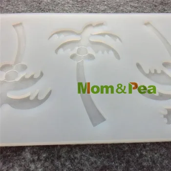 Mama&Pea CX073 Vysokú Kvalitu Kokosového Stromu Tvarované Silikónové Formy Čokoláda formy Cake Decoration