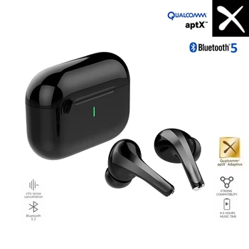 Anomoibud QCC3046 Bluetooth 5.2 Bluetooth Slúchadlo Nízke Oneskorenie AptX Bezdrôtové Slúchadlá Rýchle Nabíjanie Spôsobilostí S Mikrofónom