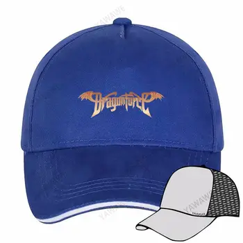 Baseball Čiapky klobúk čierne mužov šiltovky Dragonforce Logo Unisex Teens Bavlna Snapback Spp 5