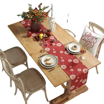 Nordic Stôl Runner Strán Dlhý Stôl Kryt Luxusné Európske Vianočný dekor Žakárové Mäkké Ženilkové Tkaniny, písací Stôl Zdobenie Textilu