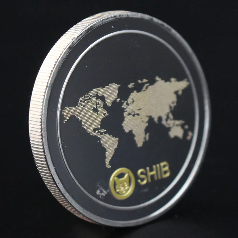 Dogecoin Vrah SHIBA Souvernir Strieborné Pozlátené Mince Fyzickej Cryptocurrency Mince Roztomilý Shiba Mince, Pamätné Mince 2