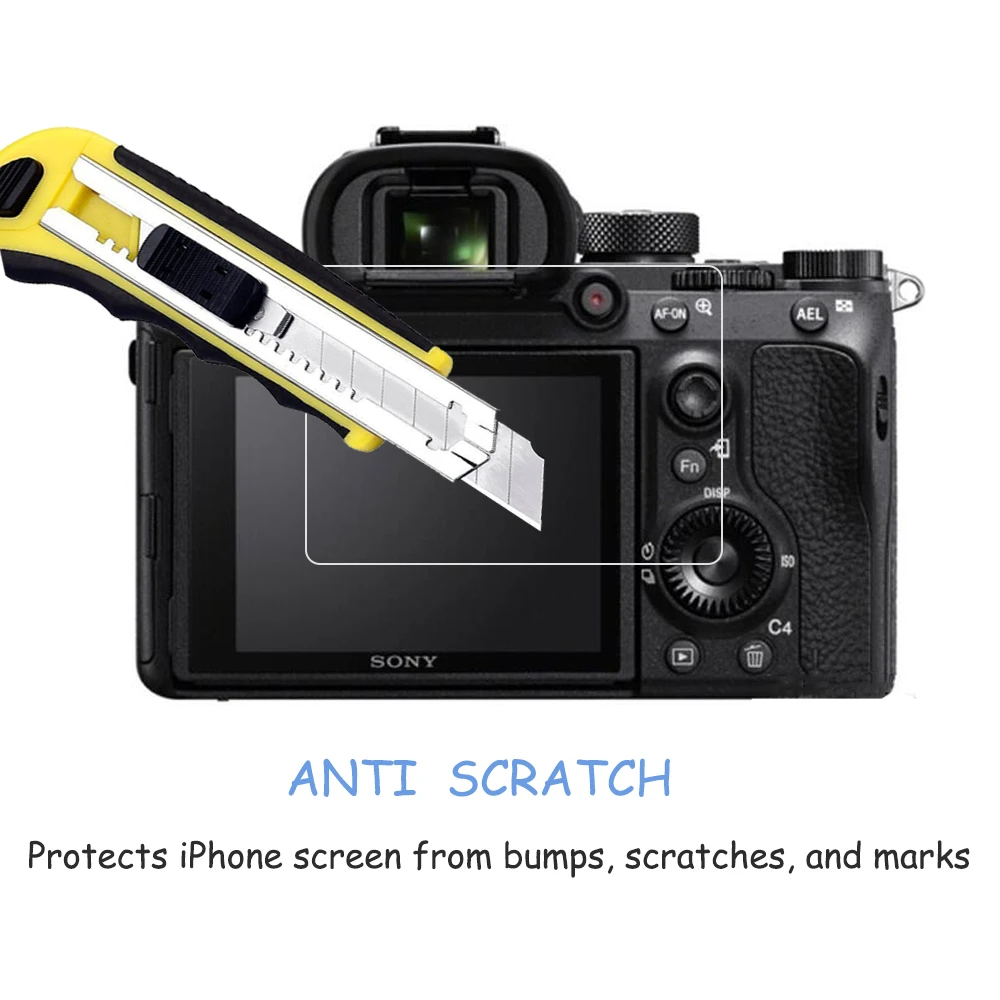 Fotoaparát Screen Protector Fólia Pre Sony Alpha ILCE-7 7R 7 9 77 99 A7 A7R A7S III IV A9 A77 A99 II A7II A7III A7RII Tvrdené Sklo 2