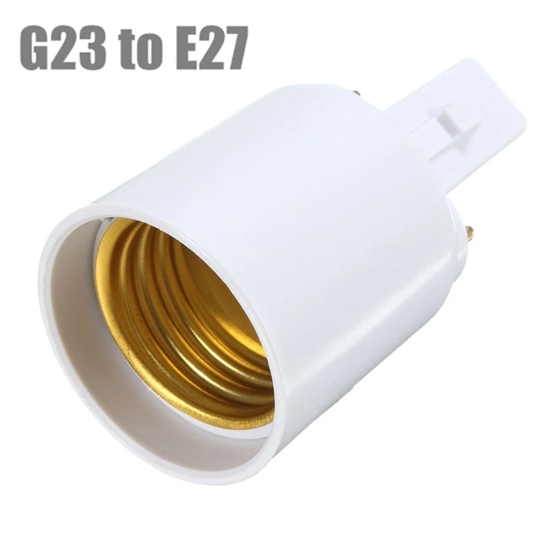 G23 Na E27 Základnej Pätice Adaptéra Držiteľ Converter pre LED/ Halogénové / CFL Svetla, Žiarovky lampy 110-240V Vysokým teplotám 2