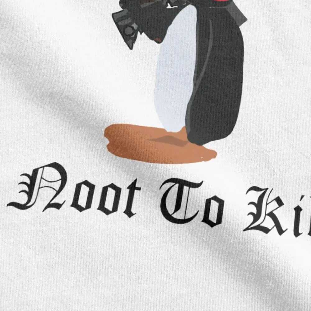Noot Zabiť Pingu Tričko pánske 100 Bavlny Premium Vintage T-Shirts Penguin Série Meme Deti 80. rokov, 90s Retro Roztomilý Vtipné Tričko 2