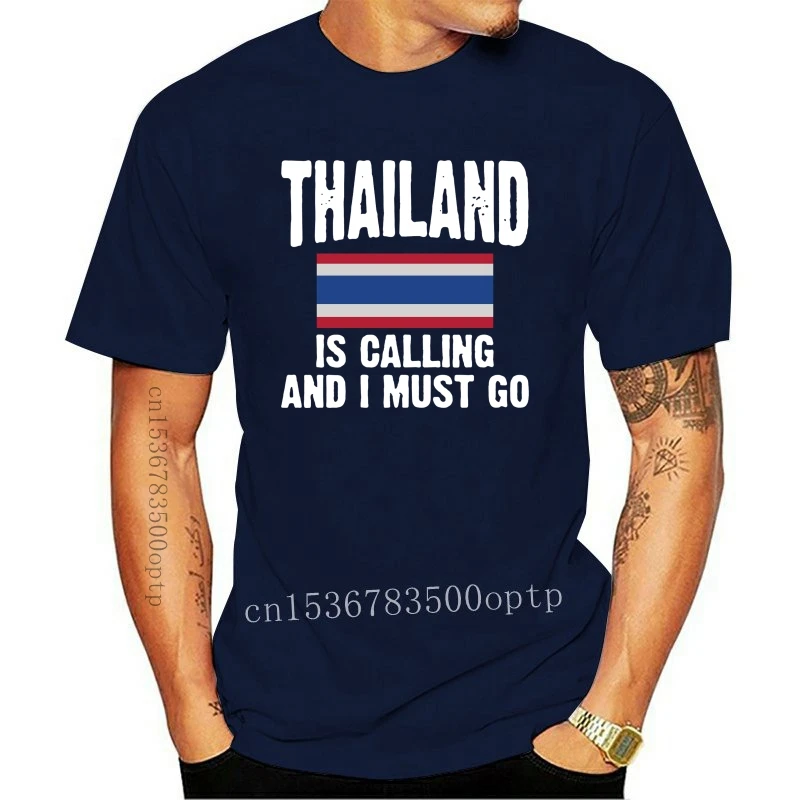 Nové Mužov tričko Thajsko Volá A už musím Ísť, T Shirt ženy T-Shirt tees top 2