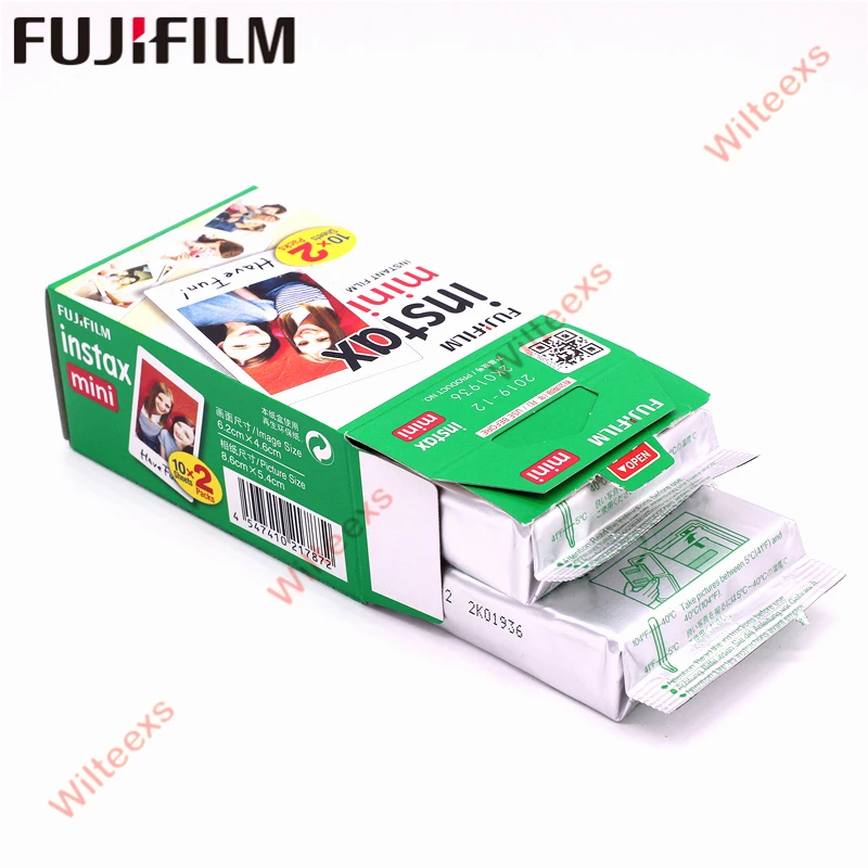 Originálne 100 Listov Fujifilm Fuji Instax Mini Biely Film Instant Foto Papier Pre Instax Mini 11 7 7 8 9 70 25 Fotoaparát SP-1 2 2