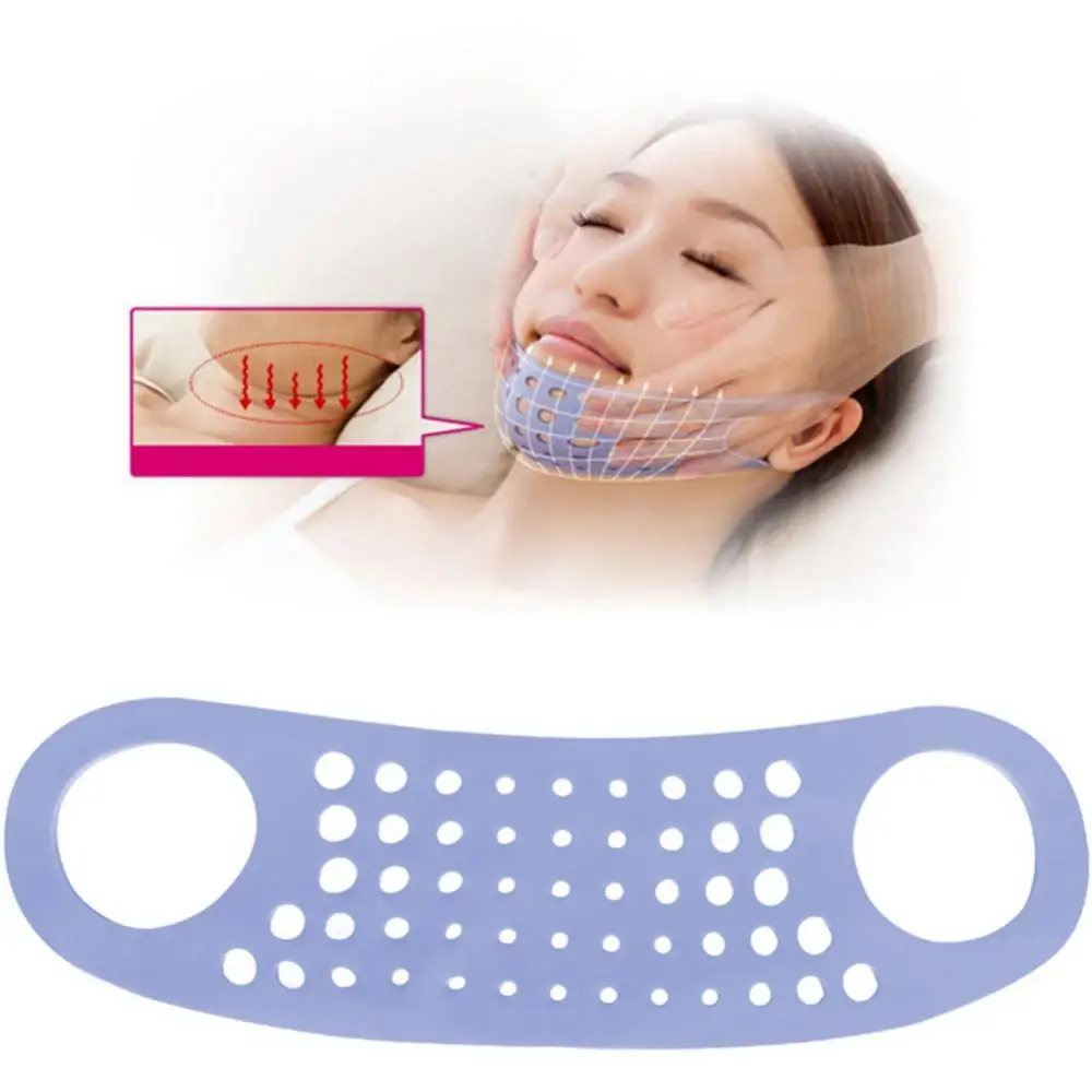 Popfeel Anti-Wrinkle Lifting Tváre Spevnenie Maska Na Tvár Bradou V-Line Chudnutie Kapela Patch 2