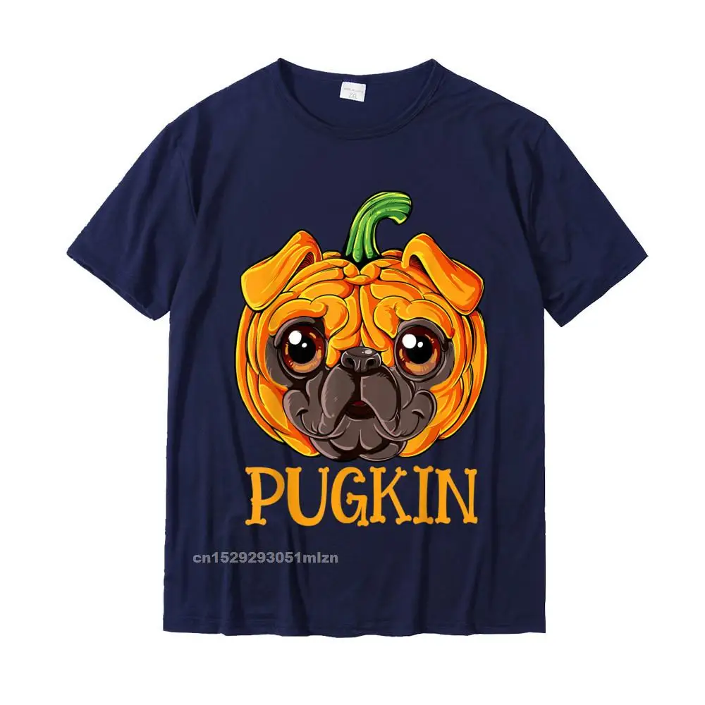 Pugkin Pug Tekvica T Shirt Halloween Chlapci Vďakyvzdania T-Shirt Vytlačené Voľný Čas Topy & Tees Zbrusu Nový Bavlna Študent T Tričko 2