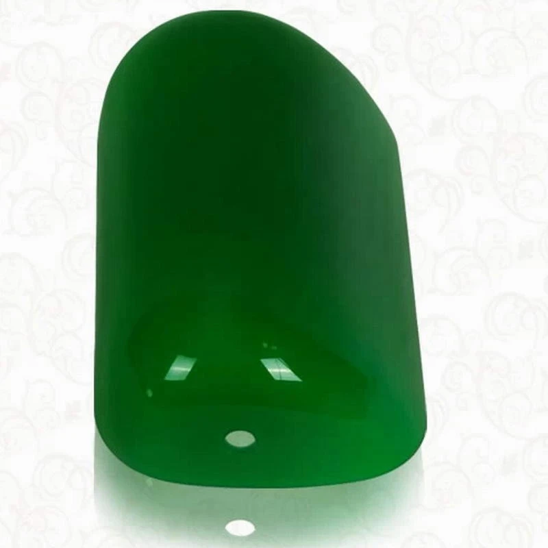 Retro Vintage Zelená farba SKLA BANKÁR LAMPA KRYT/Bankové Lampa Sklenený Tieň, tienidlo tabuľka dĺžka lampy 226mm 2