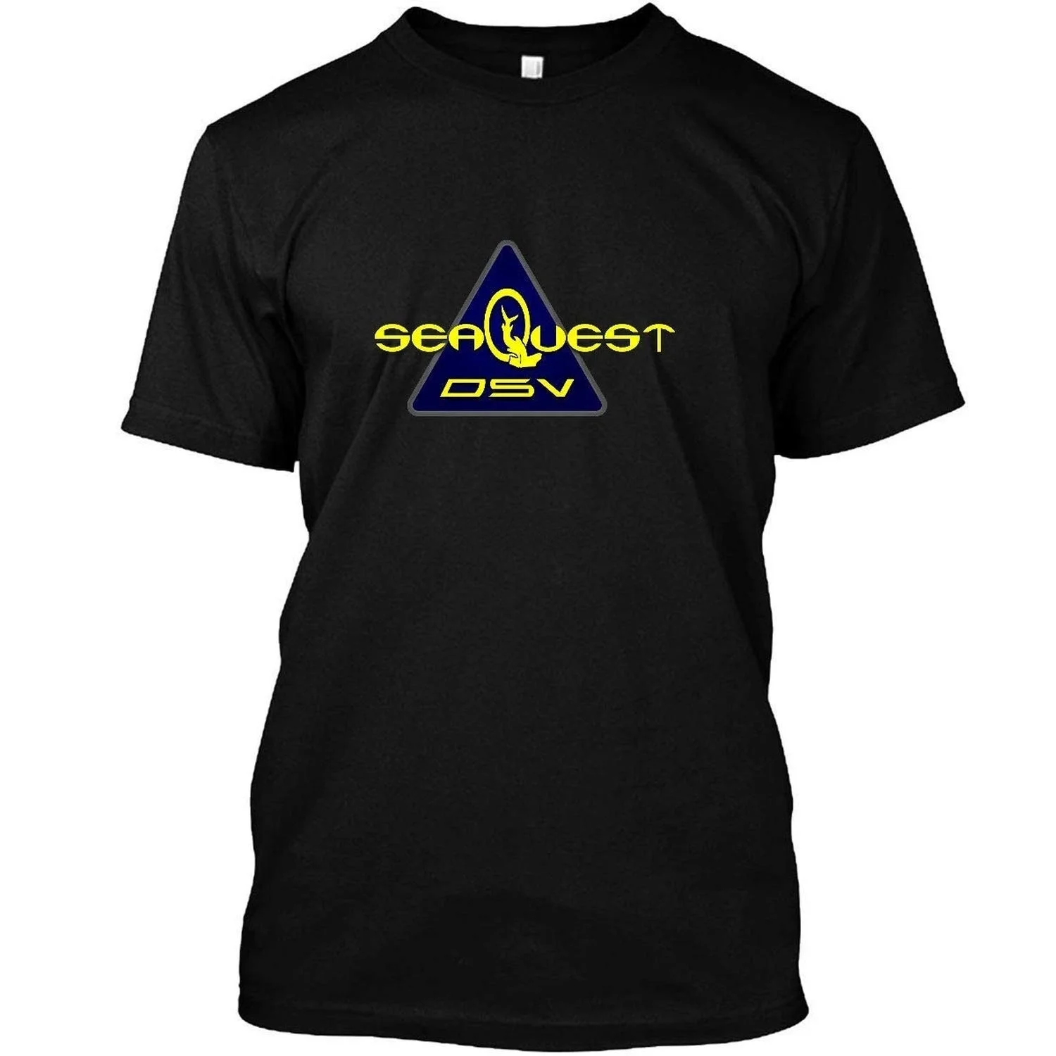 Seaquest Dsv Logo DMN t-Shirt Čierna 2