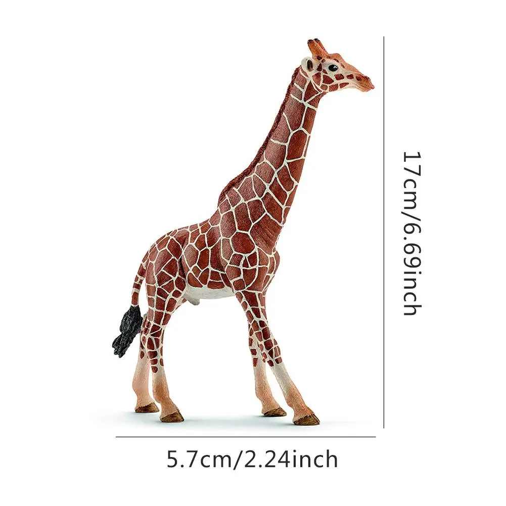 Simulácia Žirafa Hračka Realistické Plastové Žirafa Model Akčné Figúrky, Hračky Pre Deti Vianočný Darček K Narodeninám Vzdelávania Hračky 2