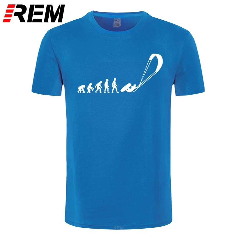 Vtipné Kitesurf T Shirt Tvorivé Kitesurfing Vývoj Surfovanie Padák T-shirt 16 Farieb Bavlna Tlačiť T-Shirt Unisex Pohode Tees 2