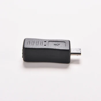 NOVÉ Micro USB Mužov k Mini USB Žena Adaptér Konektor Converter Adaptér pre Mobilné Telefóny, MP3 4