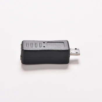 NOVÉ Micro USB Mužov k Mini USB Žena Adaptér Konektor Converter Adaptér pre Mobilné Telefóny, MP3 5