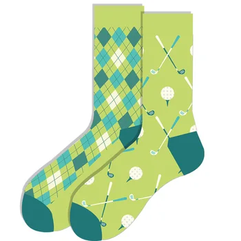 Jesenné a Zimné Geometrie Zvierat Ponožky Bavlna Cartoon Vzor Ponožky Polícii Uprostred Trubice Dizajnér Ponožky EUR35-44