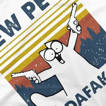Muži, T Košele Zábavné Humor Internet Slang Zábavné Tee Tričko Pew Pew Madafakas Mačka Krátky Rukáv T-Shirt Čistej Bavlny Pre Dospelých Oblečenie 0