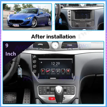 Pre Maserati GT/VP GranTurismo 2007-2017 LCD Klimatizácia Touchpad Android Rádio Stereo Multimediálny Prehrávač, GPS Navigáciu