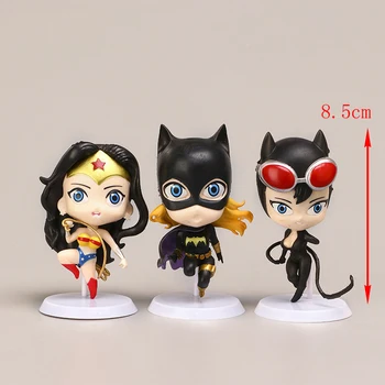 DC Anime Obrázok Supergirl Harley Quinn Poison Ivy Batgirl PVC Zberateľské Predmety Život Dekorácie, detské Hračky Narodeninám