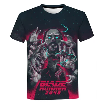 Blade Runner T Shirt 2049 T-Shirt Pre Chlapcov Módne Rock Mens T-Shirt Muži T-Shirts Nadrozmerné T Shirt Tlačených Topy Deti Tee