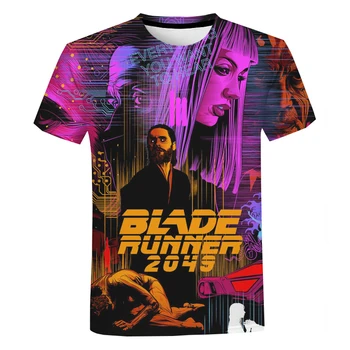 Blade Runner T Shirt 2049 T-Shirt Pre Chlapcov Módne Rock Mens T-Shirt Muži T-Shirts Nadrozmerné T Shirt Tlačených Topy Deti Tee 5