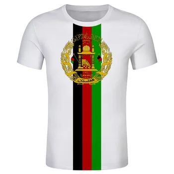 Afganistan flag t tričko Zadarmo Vlastné ecma / iso text islam Muž vytlačené t shirt ISLAMSKEJ Jersey Bežné Posádky golier Dieťa, T košele, topy 0
