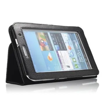 P3100 P3110 obal pre Samsung Galaxy Tab 2 7.0 inch GT - P3100 P3110 Prípade Smart Magnetický Stojan PU Kožené Auto-Sleep Prípade