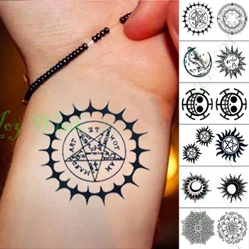Nepremokavé Dočasné Tetovanie Nálepky Egyptských bohov Anubis kríž Falošné Tatto Paže, Nohy Flash Tetovanie malé tetovanie pre Dieťa Muži Ženy