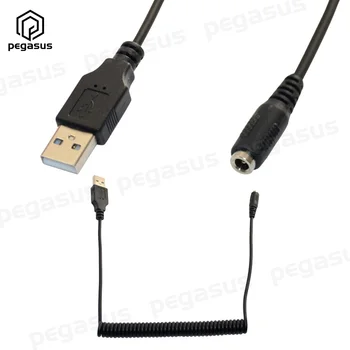 USB 2.0 Muža na 3.5 mm*1.35 mm Žena DC Converter Jack Zástrčky CCTV DVR Kábla 1,5 M
