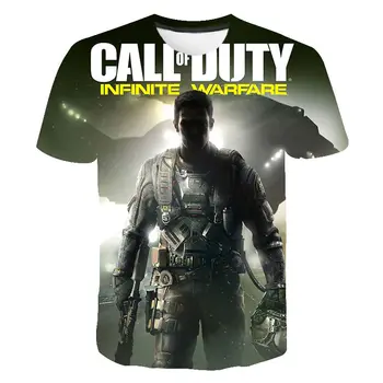 Call Of Duty Nové Letné 3D Vytlačené T Shirt Muži, Ženy, Deti Bežné Streetwear Krátky Rukáv Chlapec Dievča Deti Móda v Pohode Topy 0