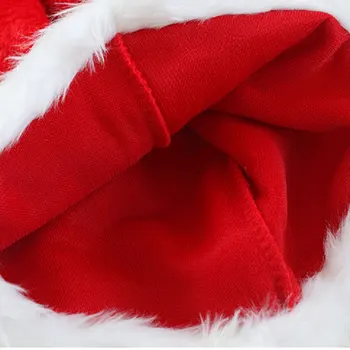 Vianočné Hat Klobúk Santa Vianočné Dovolenku Klobúk pre Dospelých Unisex Velvet Klasické Klobúk Santa na Vianoce Nový Rok Dovolenku Stranou Dodávky
