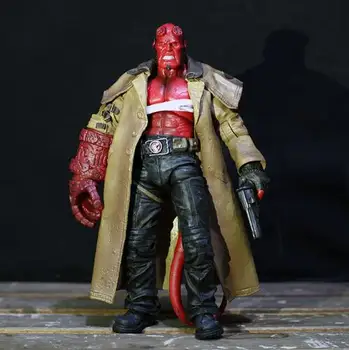 Peklo Baron 2 Hellboy Hell Boy 6-Palcový Super Hnuteľného Bábika Model Hračka MEZCO Ant Akcie Obrázok T68 2