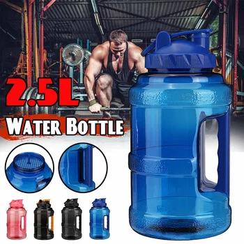 Veľké 2.5 L Kapacita Fľaša na Vodu Vonkajšie Športové Gym Fitness Tréning Camping Bežecké Cvičenie botella de agua 1