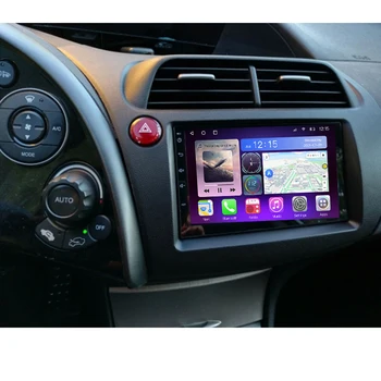 Android autorádia Pre Honda Civic 2006-2012 2 Din Stereo Prijímač Automobilových Multimediálnych Video Prehrávač, Navigácia GPS Stereo DSP