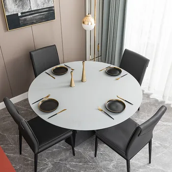 Kožené okrúhleho stola obrus nepremokavé, olej zadarmo čaj tabuľka mat, stolný mat, PVC anti žehlenie okrúhly stôl mat. 0