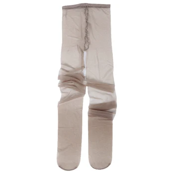 [2. najtenší v Obchode] Ultra tenké Jednorazové Otvorené Rozkroku pančuchové nohavice pantyhose Úplnej prst transparentné bez Prst Výstuže