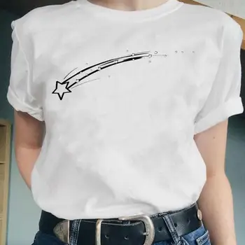 Ženy Bee Kvet 90. rokoch Nový Štýl Sladké Krátky Rukáv Fashion Grafické Žena Topy Cartoon Lady Tees Oblečenie Tričko Vytlačiť T-Shirt 1