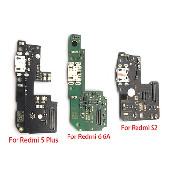 Originálne USB Nabíjací Port Rada Flex Kábel Konektor Pre Xiao Redmi 6 6A 7A S2 5 Plus K20 Pro K20/Mi 9T Mikrofón Modul