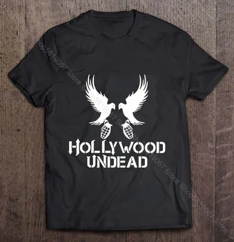 Vogue 2018 Hollywood Undead Šatka na krk S Havajské Tričko Tričko Košele Pre Mužov, Oversize T-Shirt Harajuku Tričko pánske Tričko 3