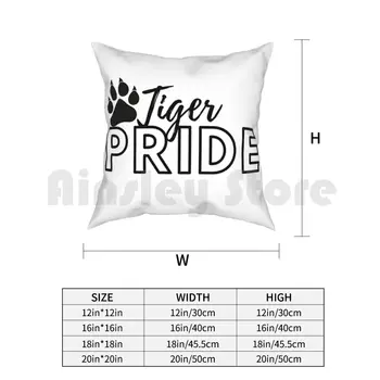 Tiger Pride Dizajn Vankúš Vytlačené Domov Mäkké DIY Vankúš Tiger Tiger Pride športové Športové gymnázium Športové