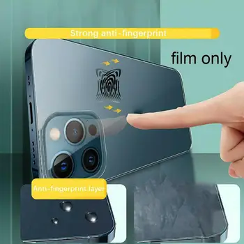 1Pcs Transparentné, Tvrdené Sklo Zadný Film Pre IPhone 12 Pro Mini Max Späť Pohár Plný Kryt Chrániče Film Príslušenstvo
