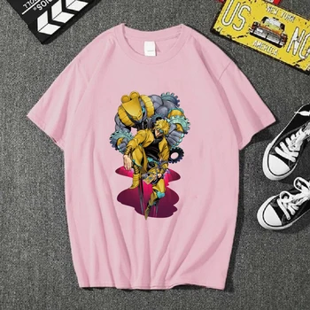 Muži Ženy T-shirt Topy Zábavné radu jojo Bizarné Dobrodružstvo Tričko Posádky Krku Vybavené Soft Anime, Manga Tee Tričko Oblečenie 1