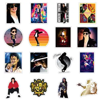 10/50PCS Michael Jackson Rock, Dance Kufor Nálepky Cartoon Notebook Gitara Chladnička Punk Dekorácie Nepremokavé
