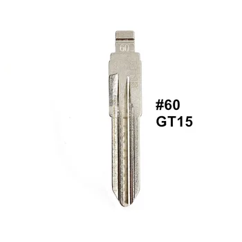 5 ks 2 V 1 Lishi GT15 #60 Vyryté Line Kľúč Čepeľ Rozsahu Strihanie Zubov na Rezanie Tlačidlo Prázdna Pre Fiat Palio Ferrari
