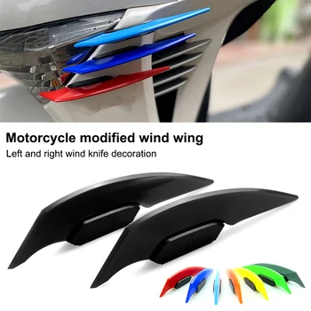 1 pár všeobecné motocykel s motocykel exteriéru nálepky motocykel winglet aerodynamický spojler