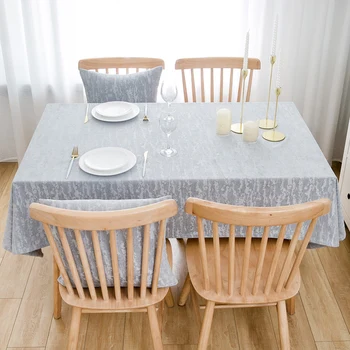 Kvalitné luxusné domácej kuchyni ženilkové obrus extra Hrubé obrus hotel Svadobné Jedálenský Stôl Kryt Handričkou