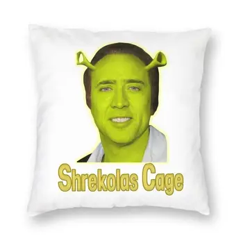 Nicolas Cage Shrek Vankúš Tlač Americký Herec Hodiť Vankúš pre Auto Vlastné obliečka na Vankúš Domov Dekoratívne 0