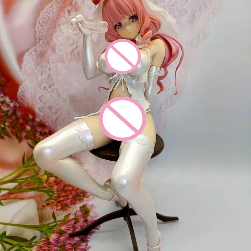 25 cm Anime Svadobné Dievča Kamano Shizuku Akcie Obrázok Hanayome Premenlivé Tvár Dobre Vyzerajúce Dievča Sedieť držanie tela PVC Model Bábiky Hračky 3